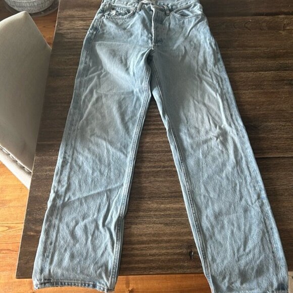ARITZIA AGOLDE 90s jeans wide leg high rise jeans 24 - Picture 2 of 11